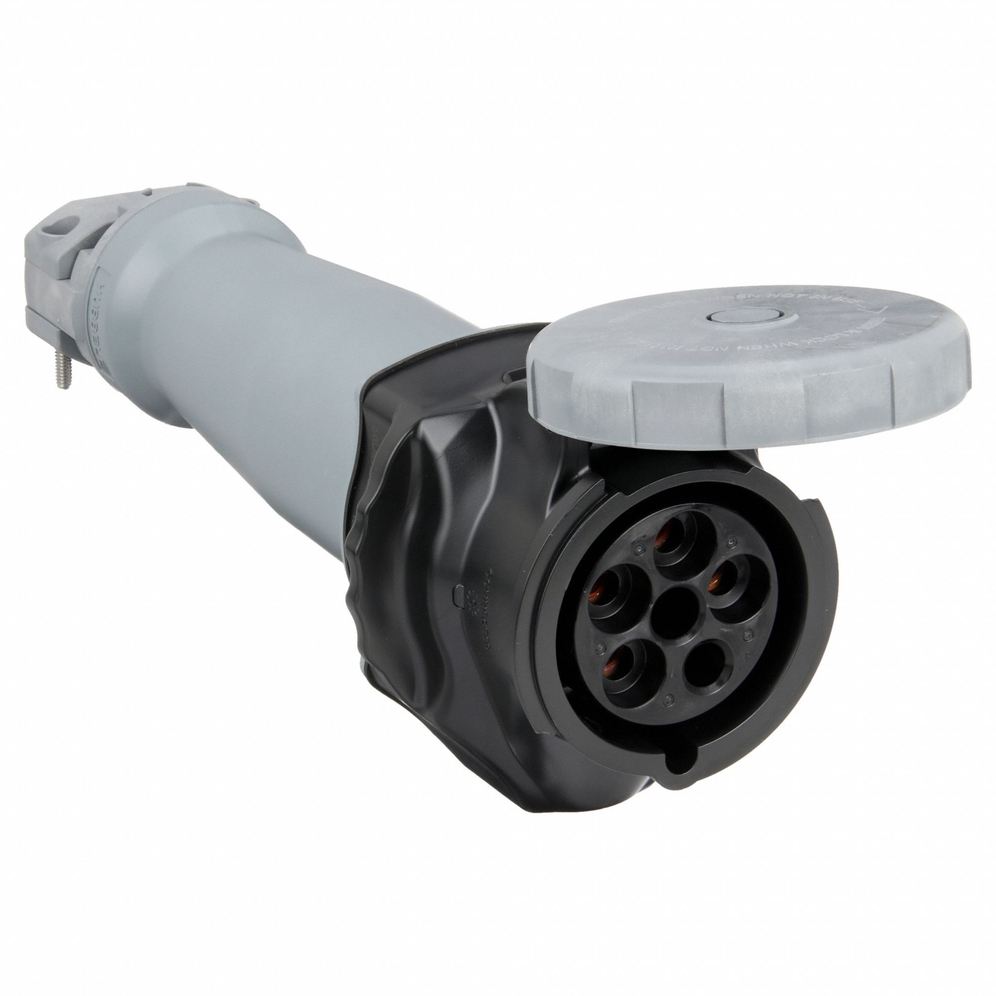 Straight Blade Connector: 100 A, 347/600V AC, 50 hp Horsepower Rating, IEC Grounding, Switch Rated