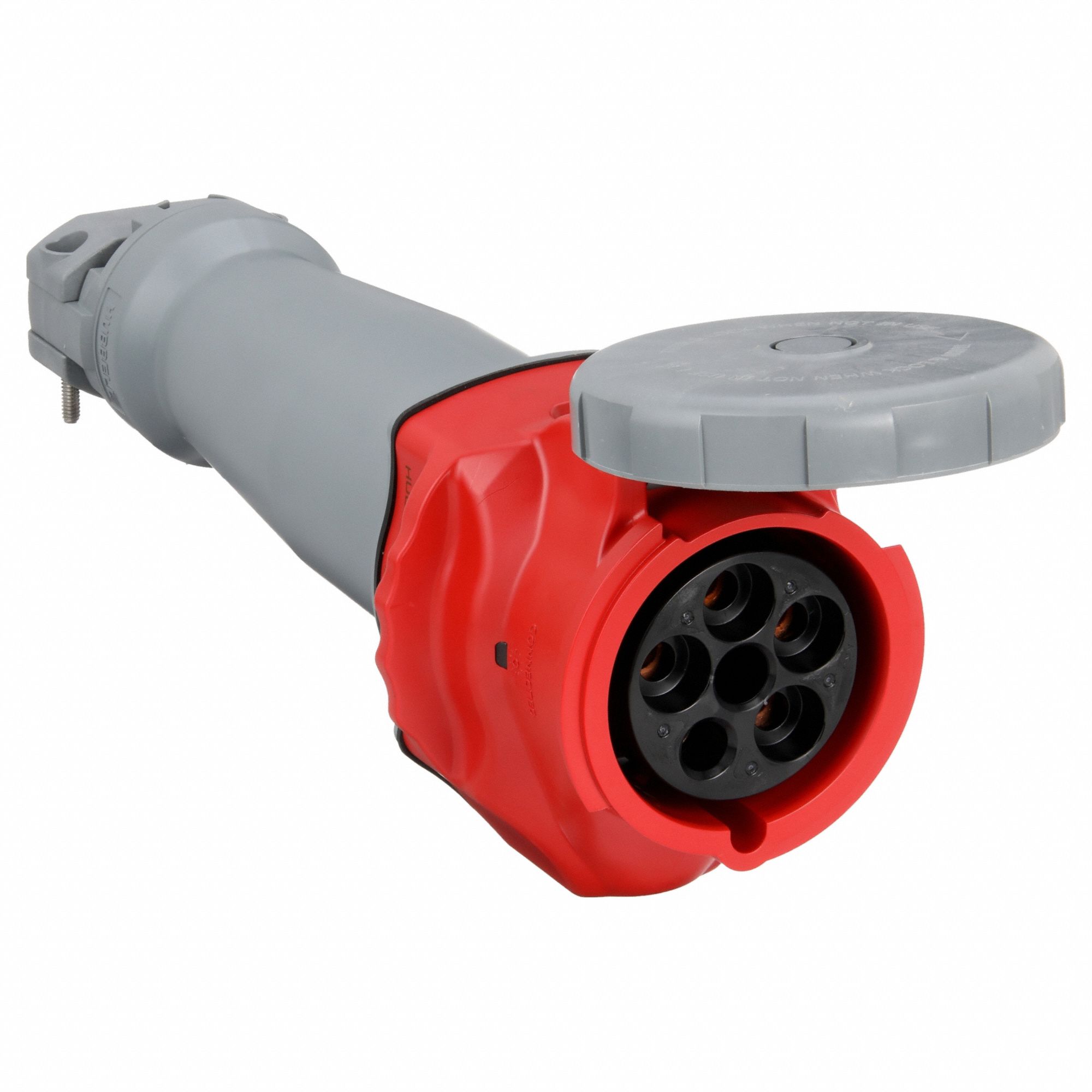 Straight Blade Connector: 100 A, 277/480V AC, 40 hp Horsepower Rating, IEC Grounding, Switch Rated