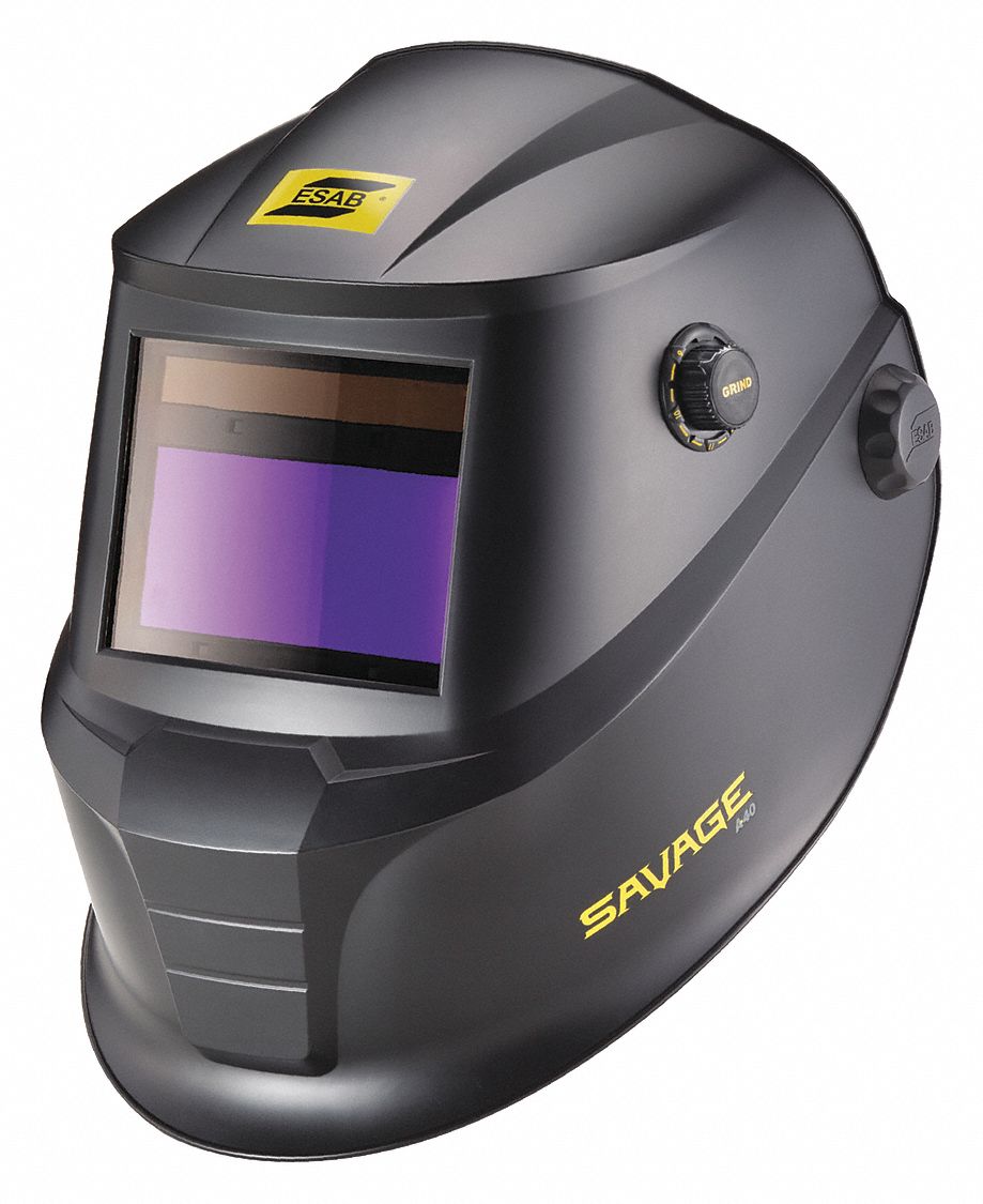 ESAB Welding Helmet AutoDarkening, 4 Arc Sensors, Black, W9 to W13, 3
