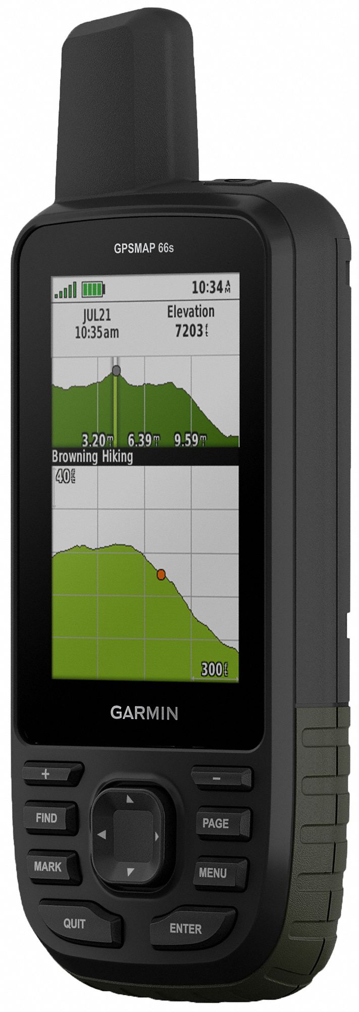 GARMIN GPS Navigation System: Handheld, LCD, 2 1/2 in Display Ht, 1 1/2 in  Display Wd - 60HK18|GPSMAP66S - Grainger