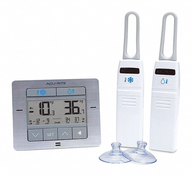 AcuRite AcuRite Digital Wireless Fridge and Freezer Thermometer with Alarm and Max/Mi... 
