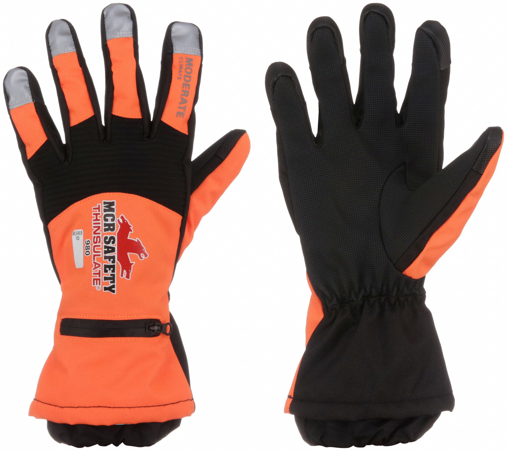 CUT RESISTANT GLOVES, ANSI 3, SLIP ON CUFF, SIZE XXL/11, ORANGE/BLACK, POLYURETHANE, PAIR