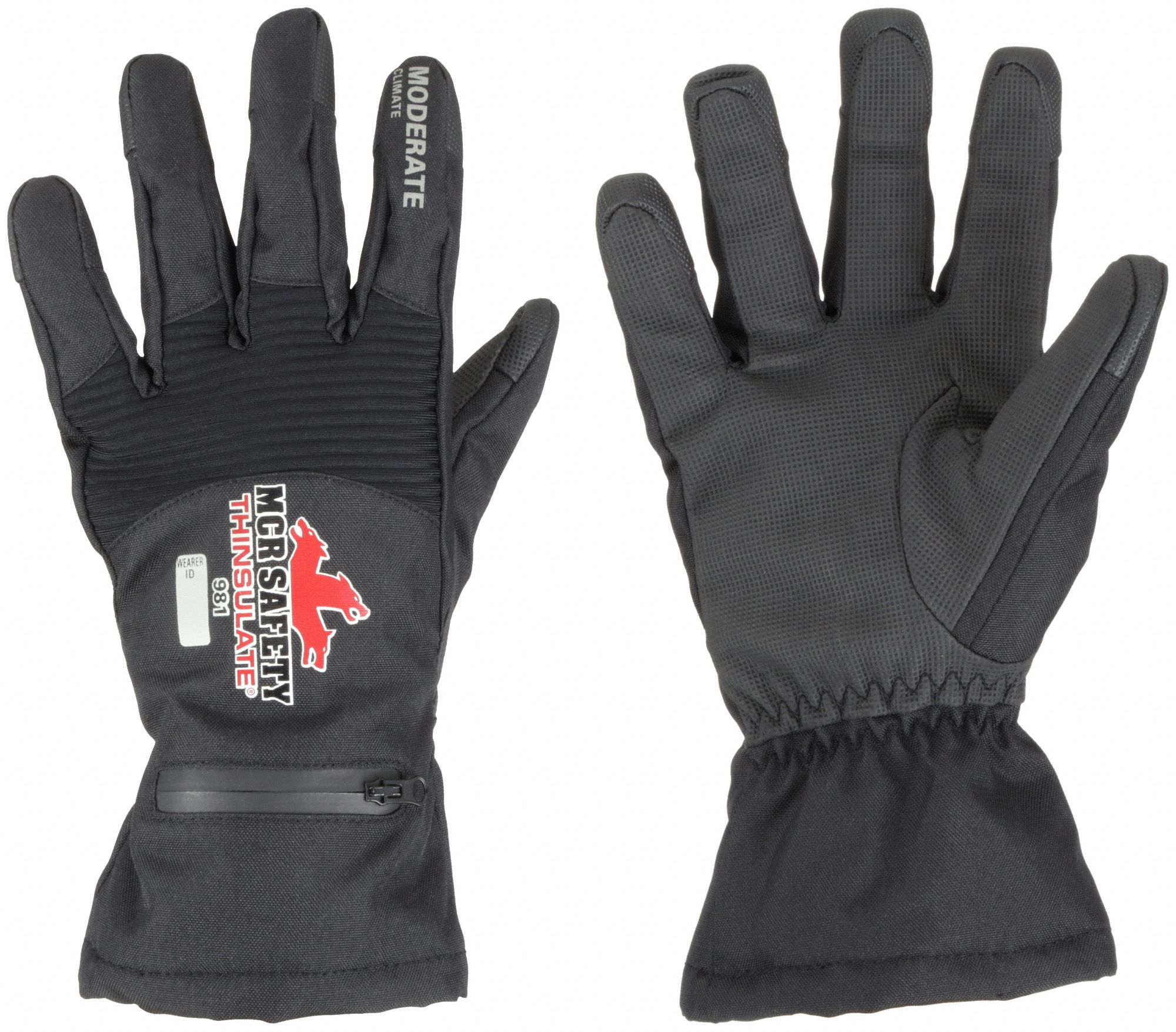 GANTS RÉSIST COUPURES, ANSI 3, MANCHETTE ENFILER, TAILLE M/8, NR, POLYURÉTHANE, PAIRE
