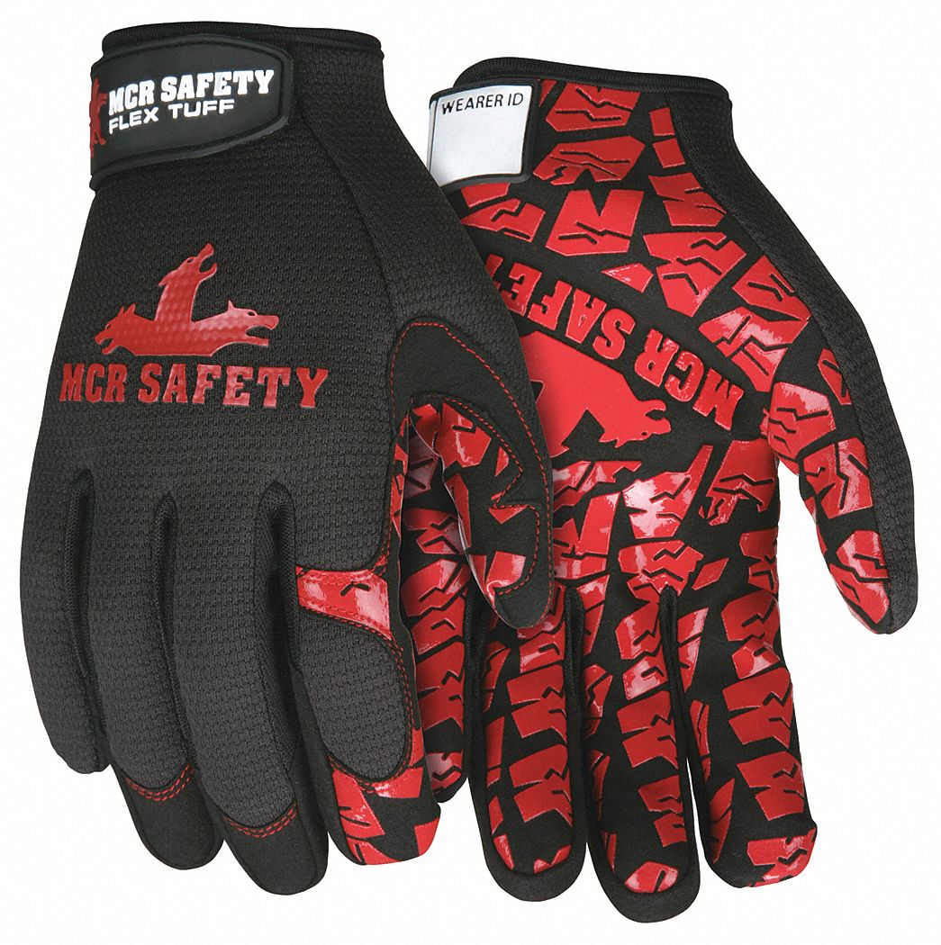 MCR SAFETY Mechanics Gloves XL ( 10 ), Mechanics Glove, Full Finger