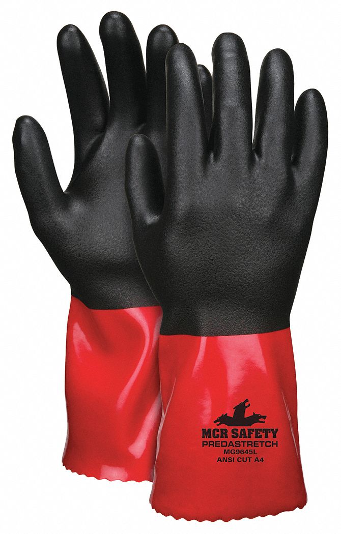 CUT RESISTANT GLOVES, ANSI 4/A3, FOR TOUCHSCREEN, SEAMLESS/15 GA, SIZE S/7, BL, FOAM NITRILE/HPPE