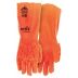 Level 1 Impact-Rated PVC Chemical-Resistant Gloves with Nylon Liner, Supported