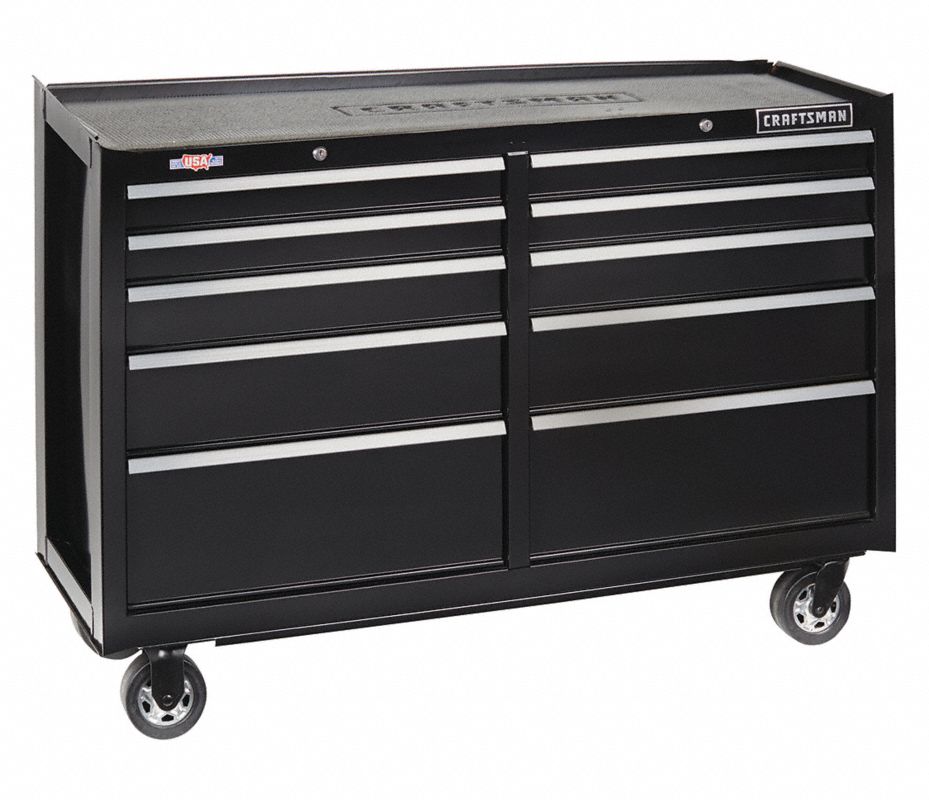 CRAFTSMAN Gabinete de Almacenamiento,Color Negro - Gabinetes Móviles