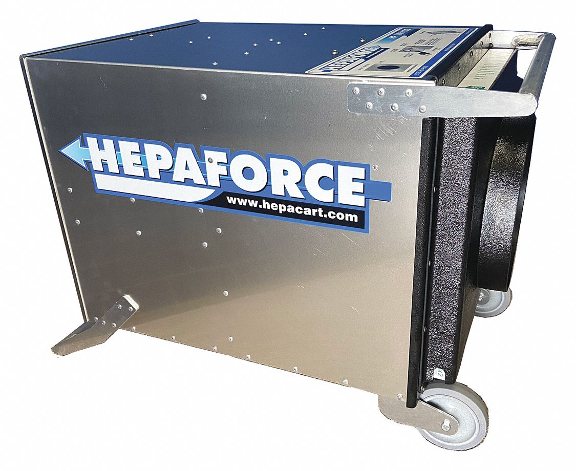 Medical-Grade Air Scrubber: Particulate Filtration, Aluminum, Particle Removal