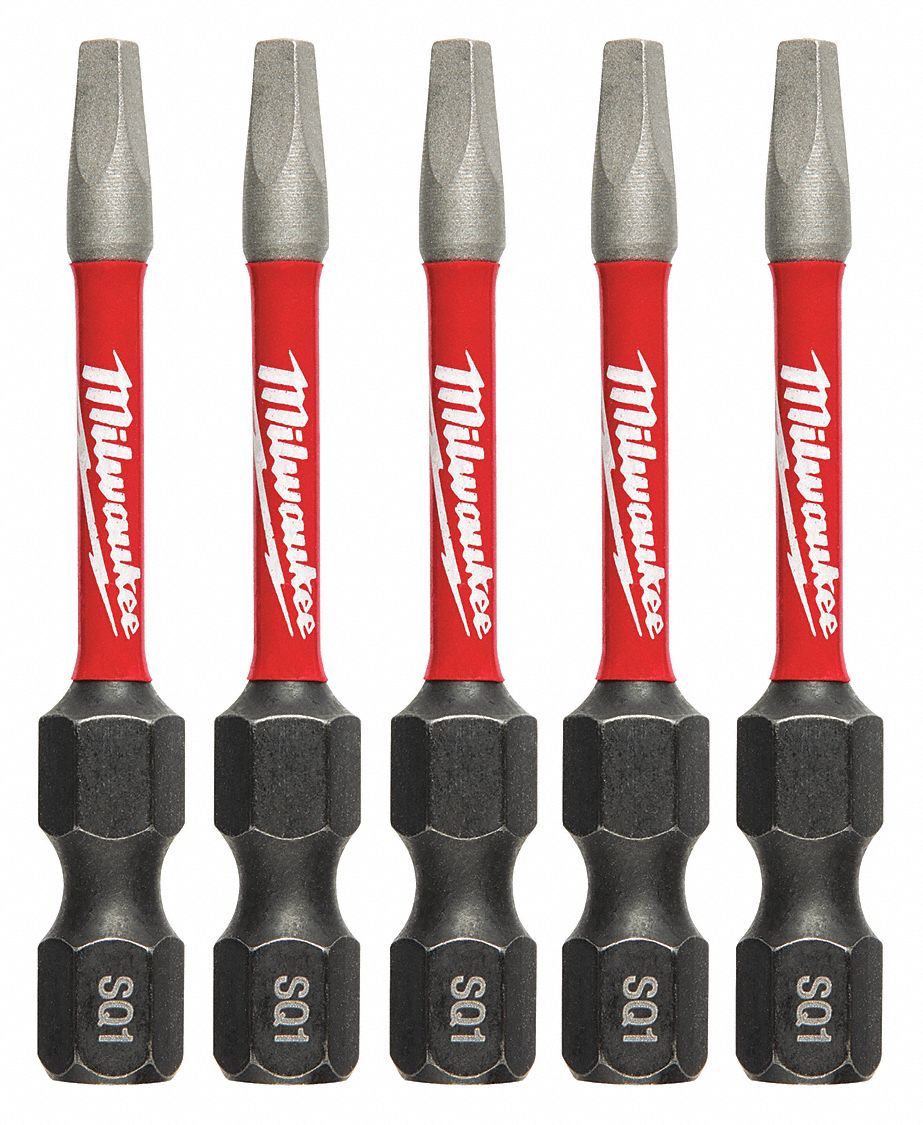 SQ1 DRIVER BITS,IMPACT,2 IN L,TORX,PK5