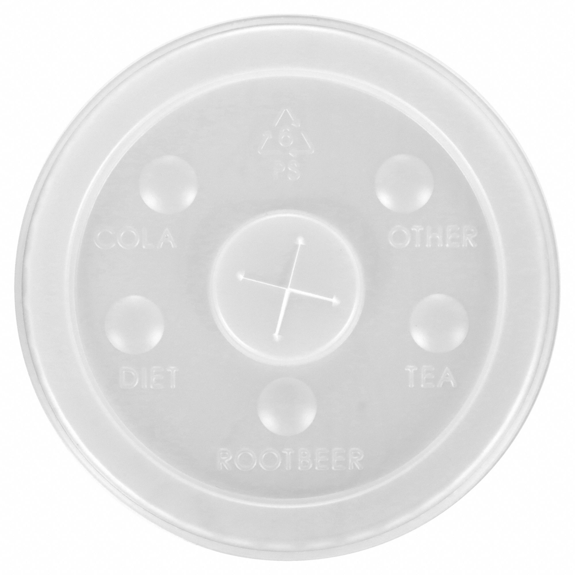 Disposable Cold Cup Lid: For 12 oz_16 oz_20 oz_21 oz Cup Capacity, Straw Slot, 1, 000 PK