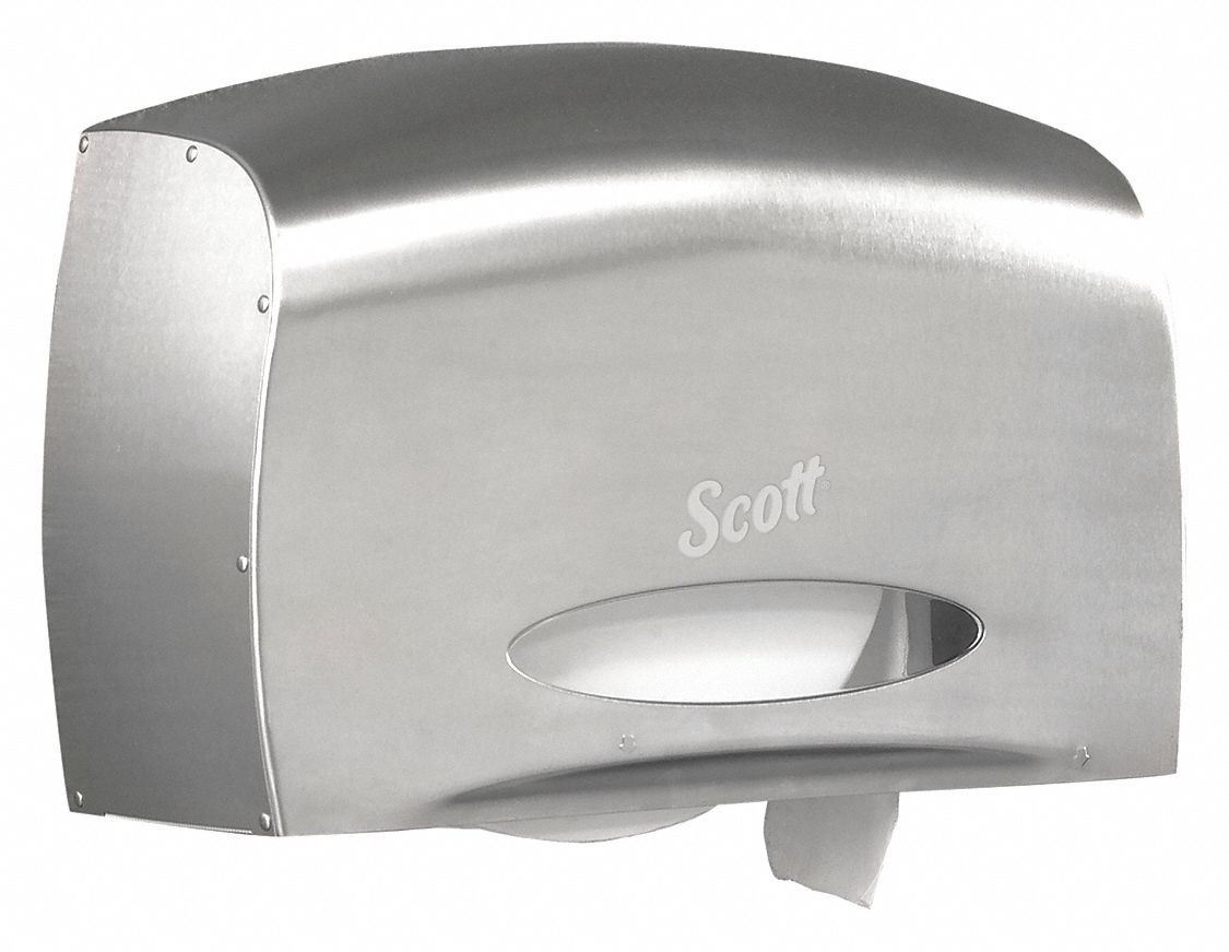 TOILET PAPER DISPENSER,(1) ROLL,SILVER