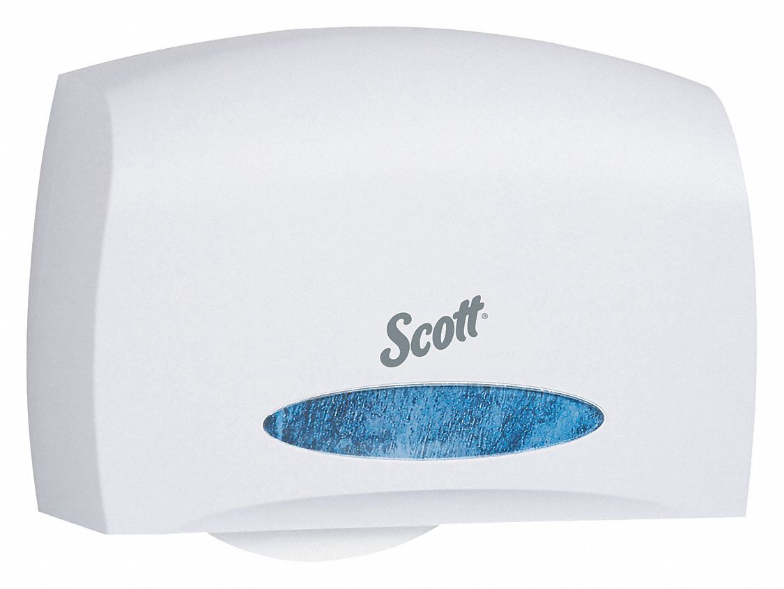Toilet Paper Dispenser, (1) Roll, White