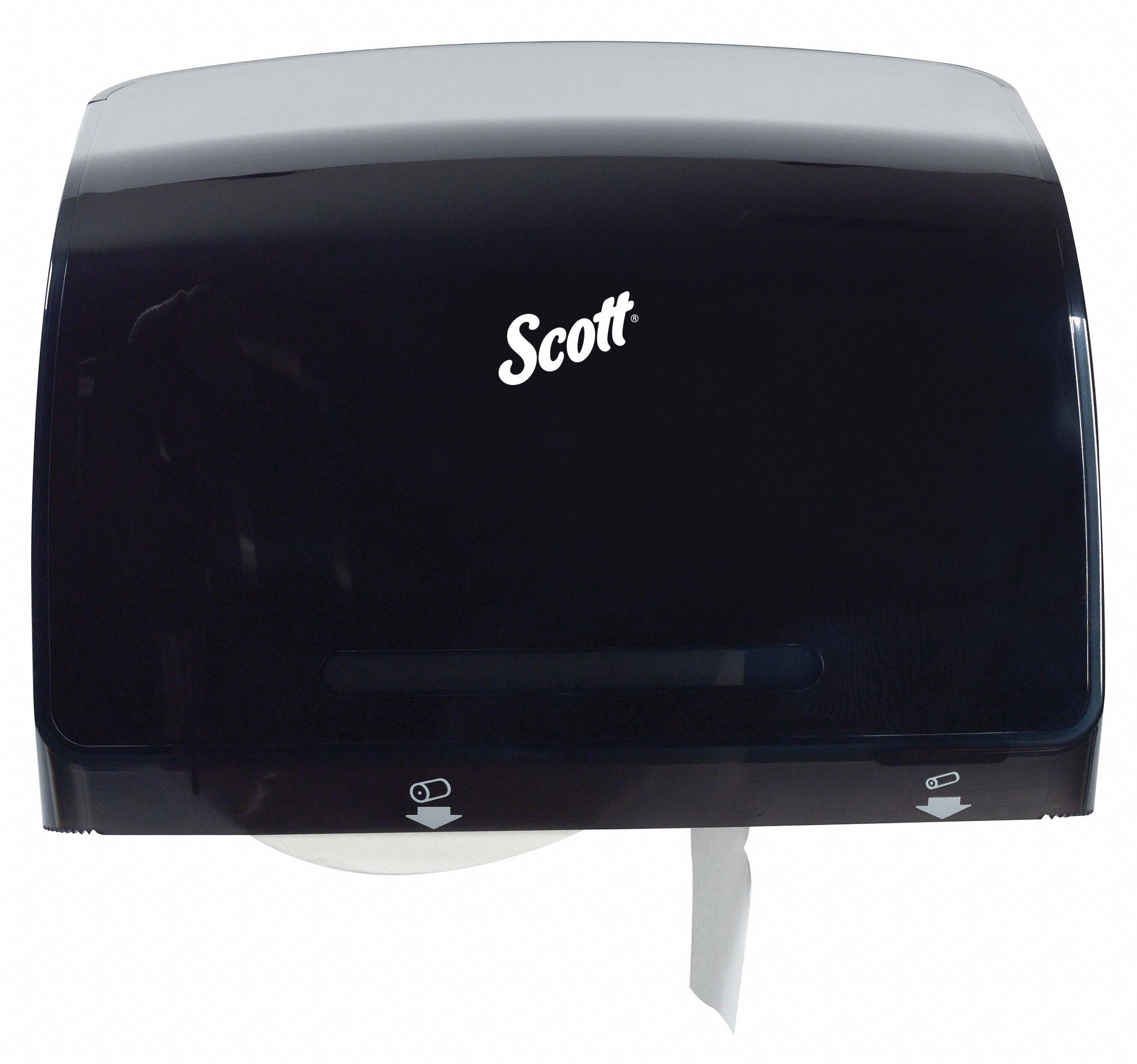 KIMBERLY CLARK PROFESSIONAL Toilet Paper Dispenser Scott Pro Black Jumbo Coreless HV
