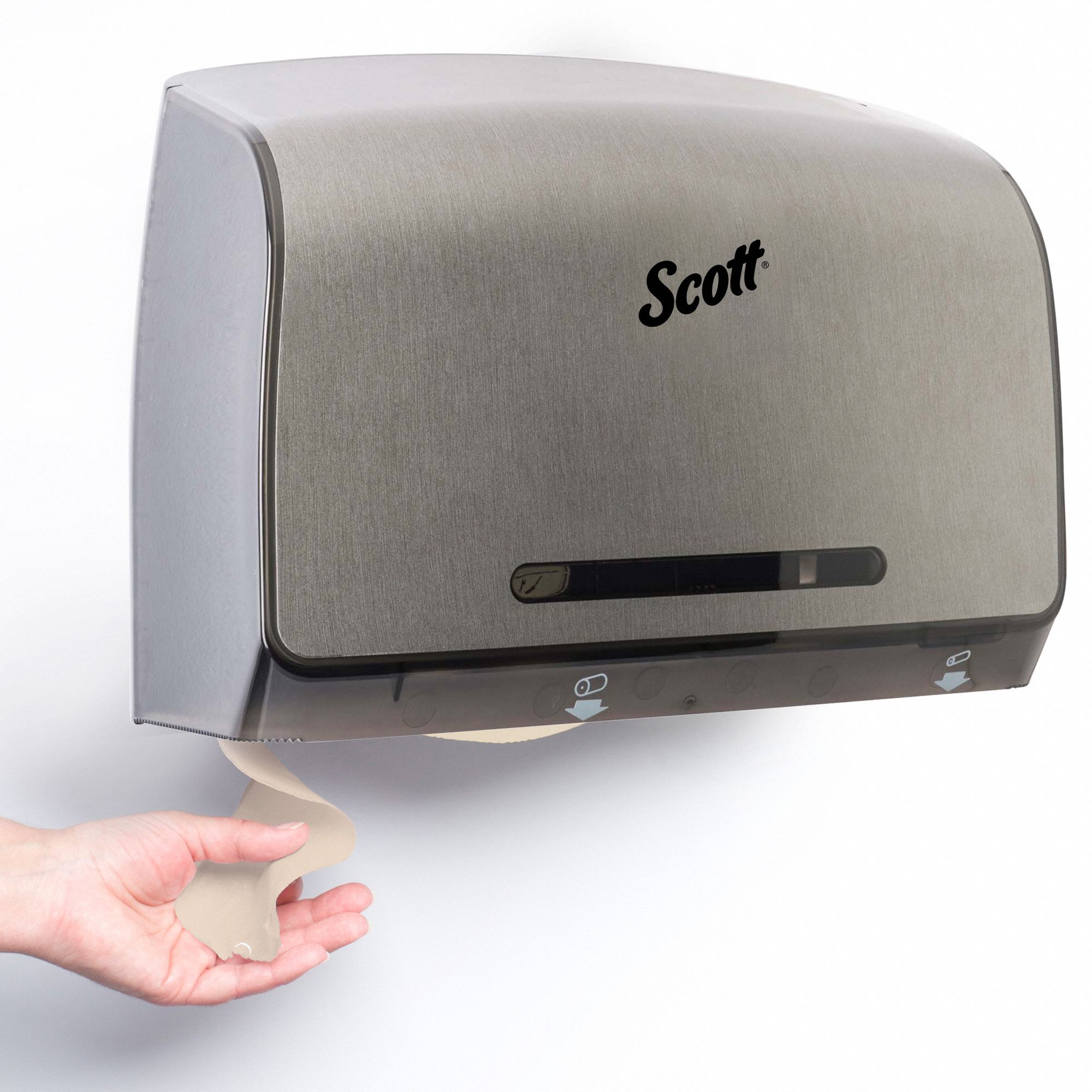 KIMBERLY-CLARK PROFESSIONAL Toilet Paper Dispenser, Scott® Pro™, Silver