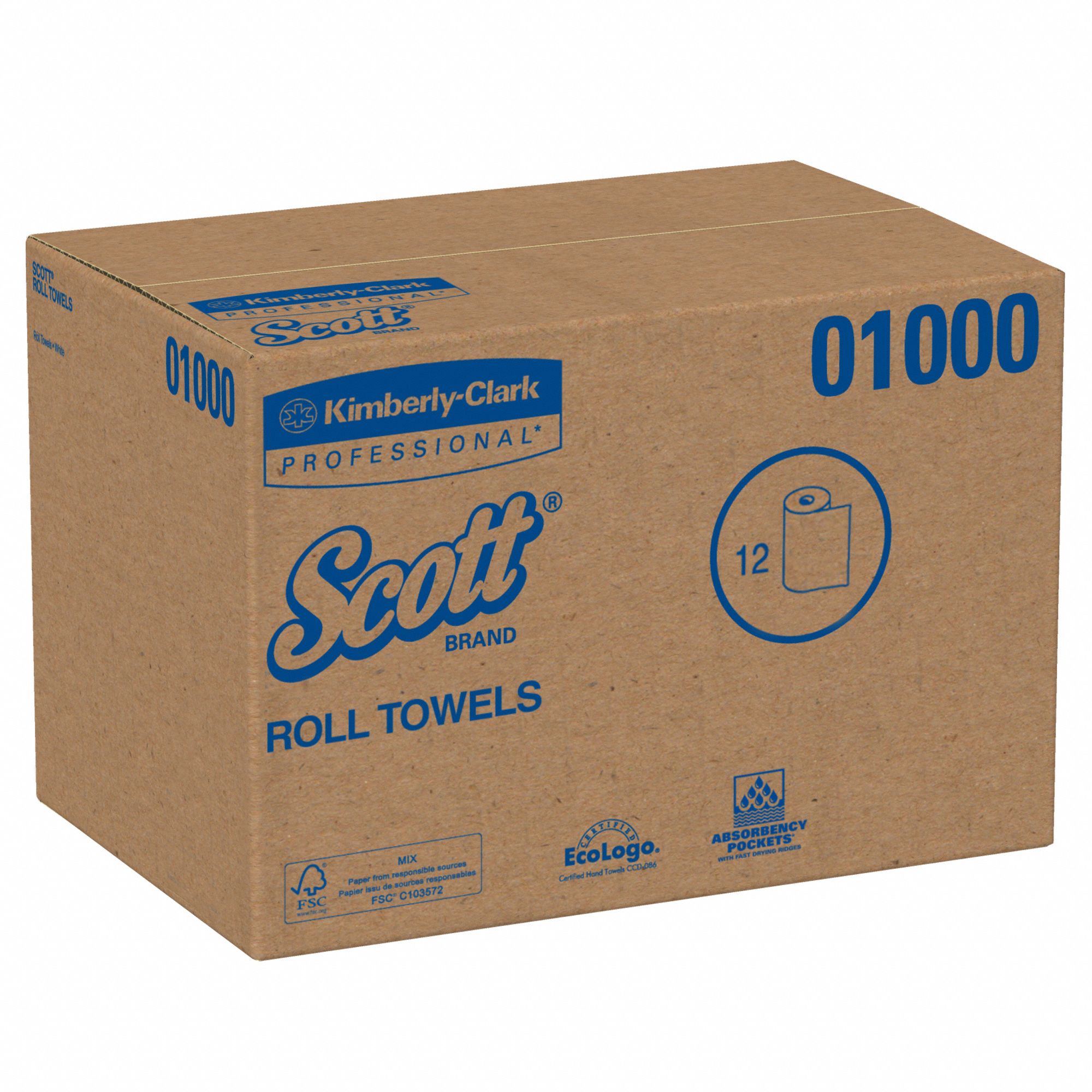 KIMBERLYCLARK PROFESSIONAL Paper Towel Roll, Scott® Essential