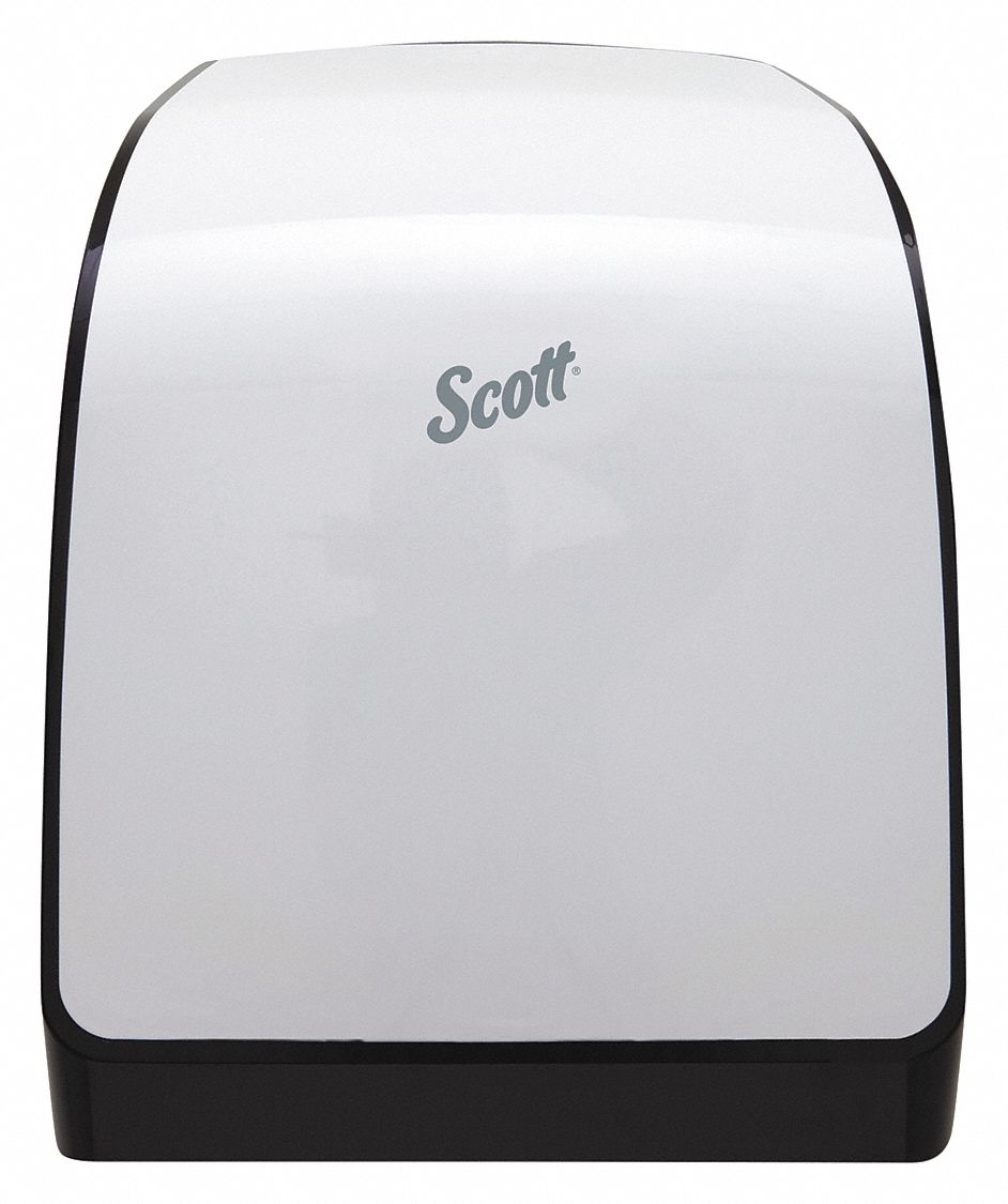 PAPER TOWEL DISPENSER, MANUAL, WHITE/BLUE