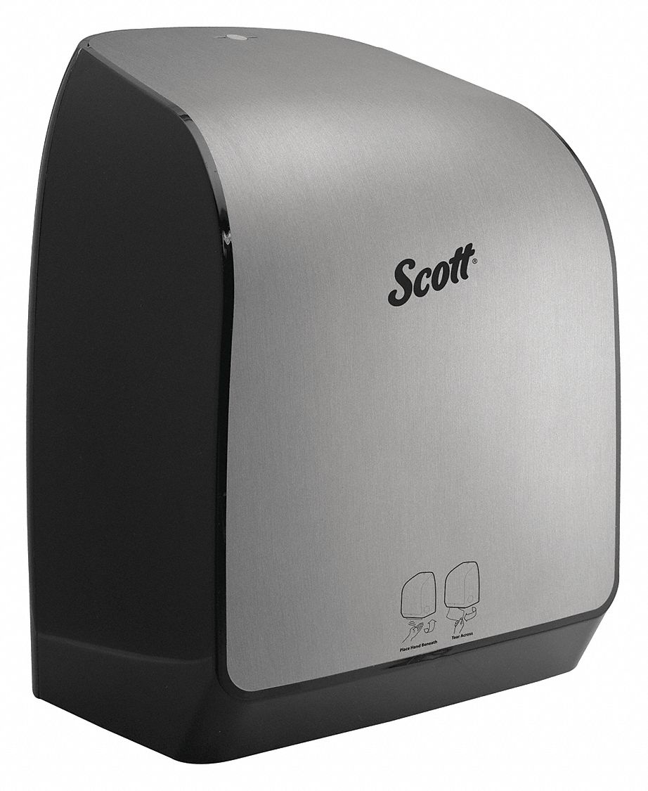 PAPER TOWEL DISPENSER, HARDWOUND, 7½ IN TOWEL WIDTH, 1¾ IN