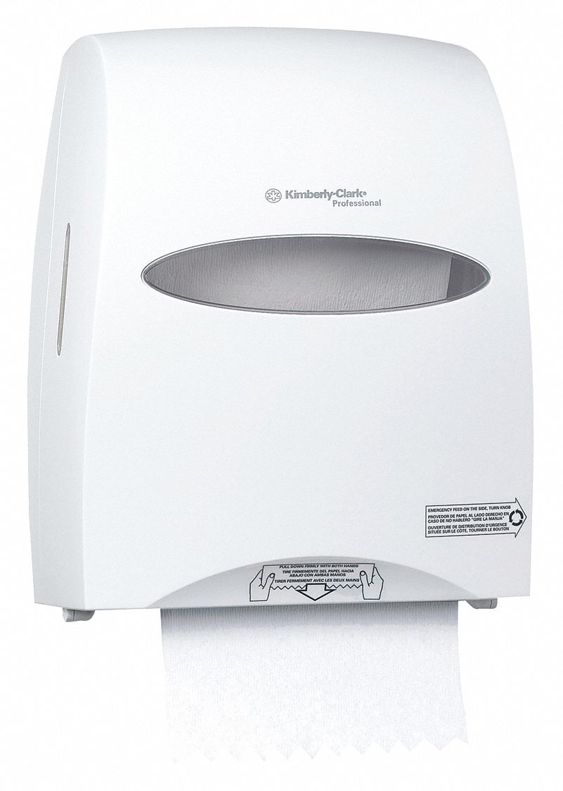 Paper Towel Dispenser, (1) Roll, White