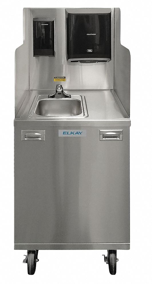 Elkay, Sensor, Portable Hand Sink 60HW73EHS25SSNT Grainger