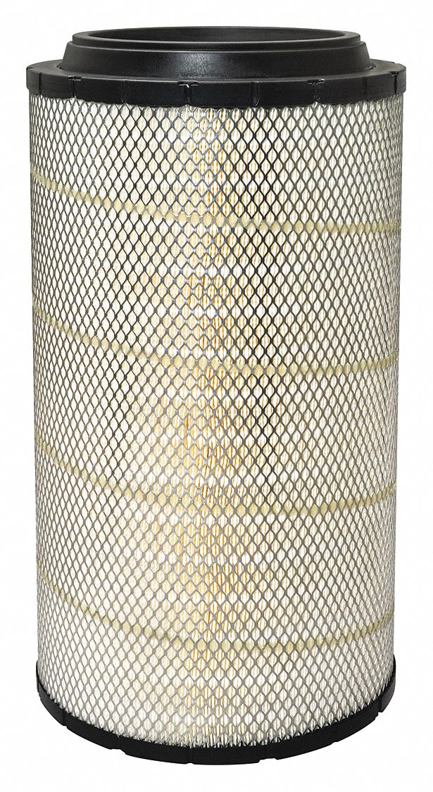 Automotive Air Filter: Round-Oval, Engine, Round, Radial Seal, 22 3/16 in Overall Ht