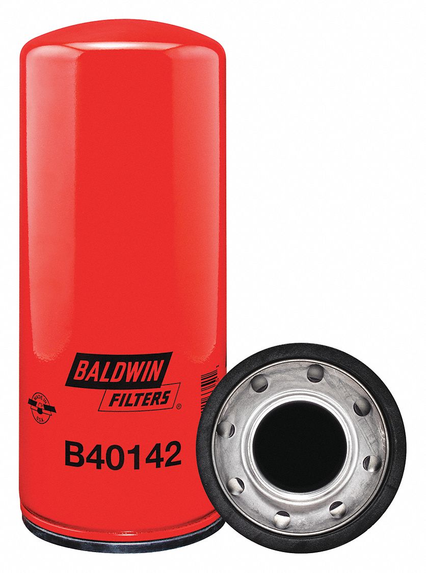 BALDWIN FILTERS SpinOn Lube Filter, Length 11 13/32 in, Outside Dia