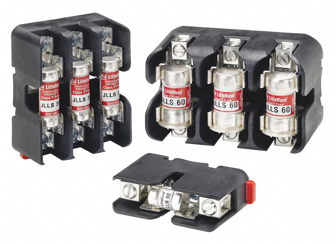 Fuse Block: Open Block Design, 1 Pole, 300 V AC, Box Lug, Non-Indicating
