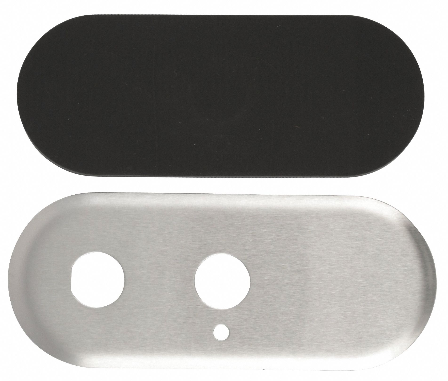 Escutcheon: For WH3376 Series, Stainless Steel, Unfinished Finish, 2 13/16 in Overall Wd