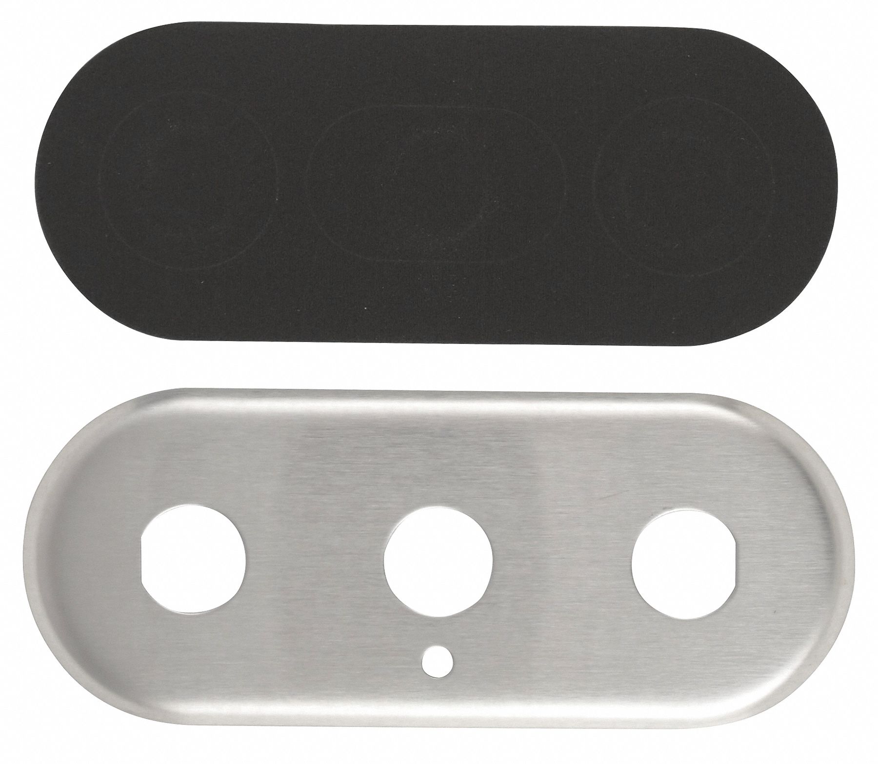 Escutcheon: For WH3377 Series, Stainless Steel, Unfinished Finish, 2 13/16 in Overall Wd