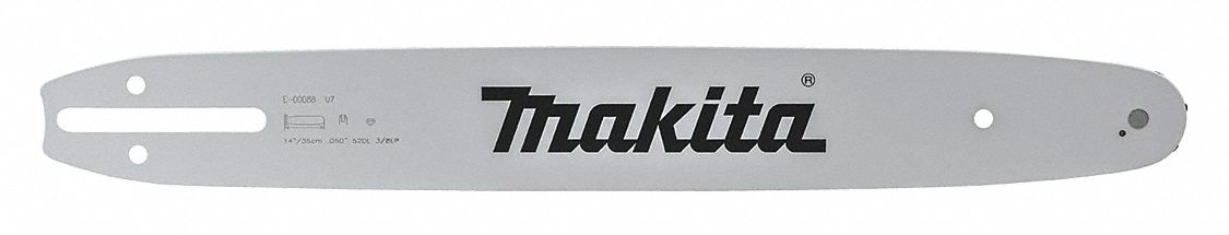 Guide Bar: 14 in Compatible Bar Lg, 3/8 in, 0.05 in Gauge, 52 Links