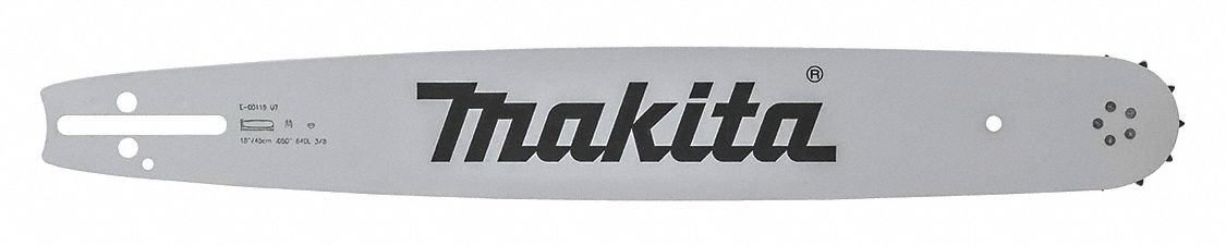 Guide Bar: 18 in Compatible Bar Lg, 3/8 in, 0.05 in Gauge, 64 Links