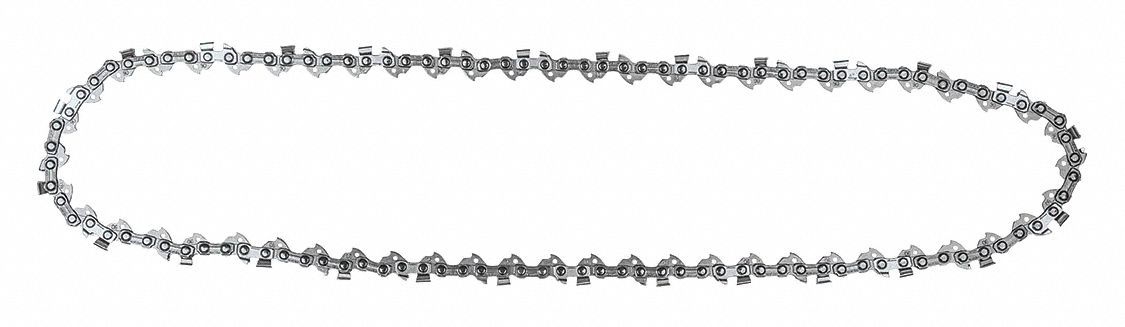 Chainsaw Chain: 16 in Compatible Bar Lg, 3/8 in, 0.04 in Gauge, 56 Links, 4 1/2 mm File Size