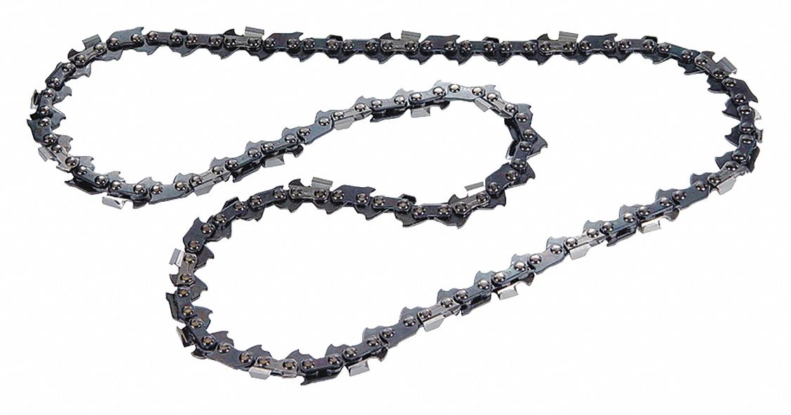 Chainsaw Chain: 20 in Compatible Bar Lg, 3/8 in, 0.05 in Gauge, 72 Links, 7/32 in File Size
