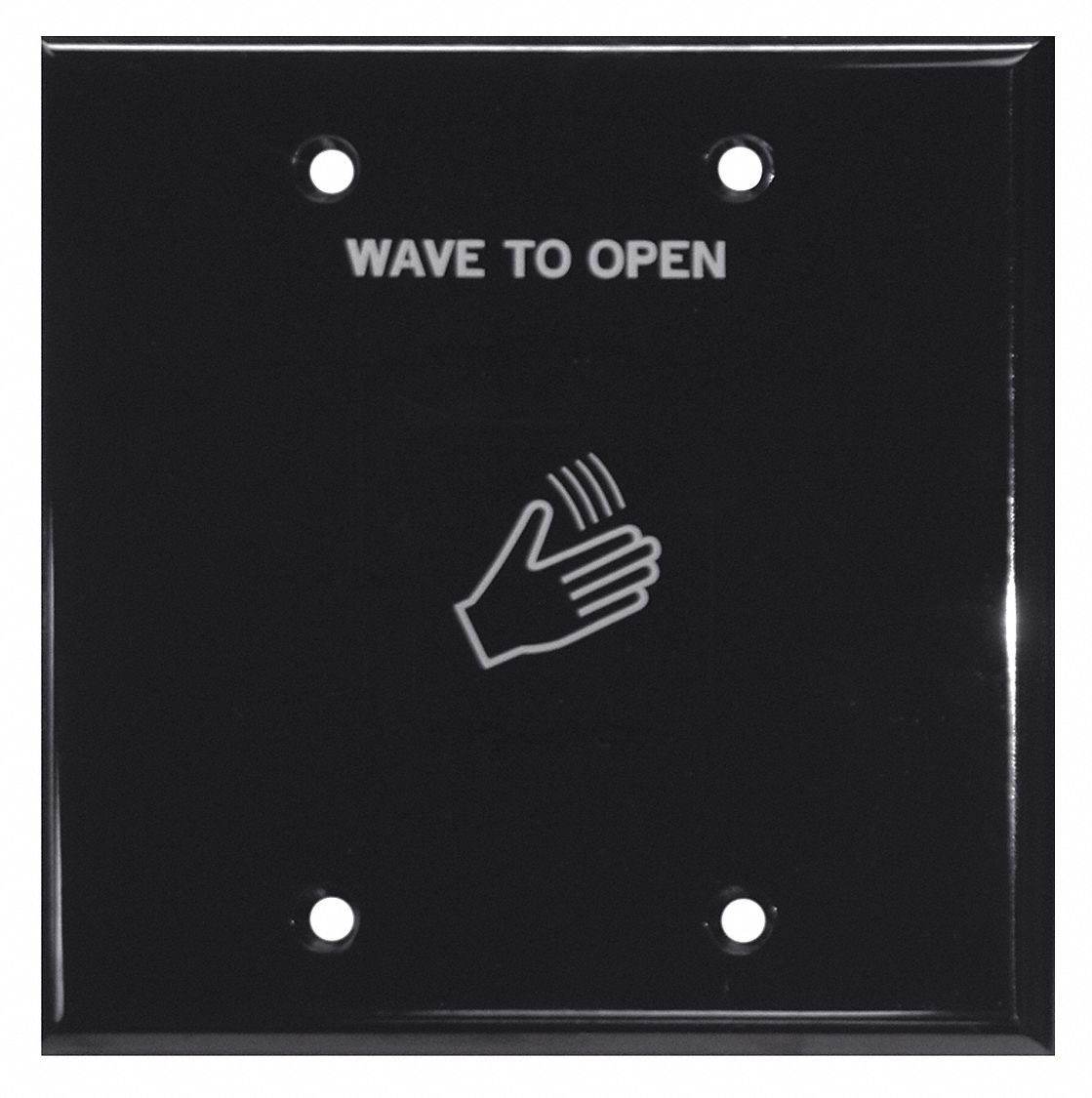 Wave to Open Touchplate: 4 3/4 in Wd