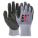 CUT RESISTANT GLOVES, ANSI A3, 13 GA/SEAMLESS KNIT, SIZE S/7, BLUE/GREY, POLYURETHANE/HPPE, PAIR
