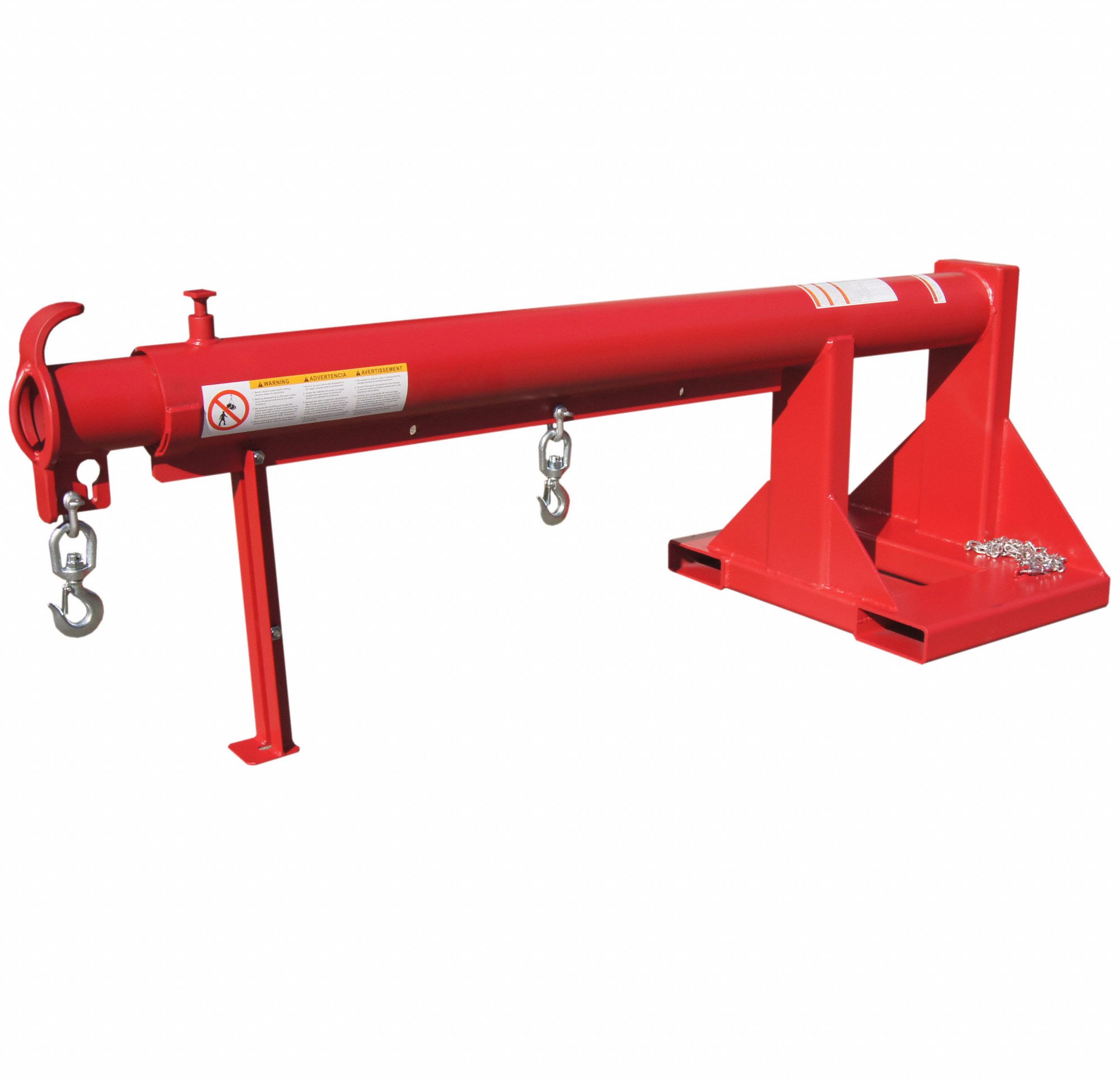 6,000 lb Max Load Capacity, 6 5/8 ft to 12 ft, Fork Truck Boom 60JC95