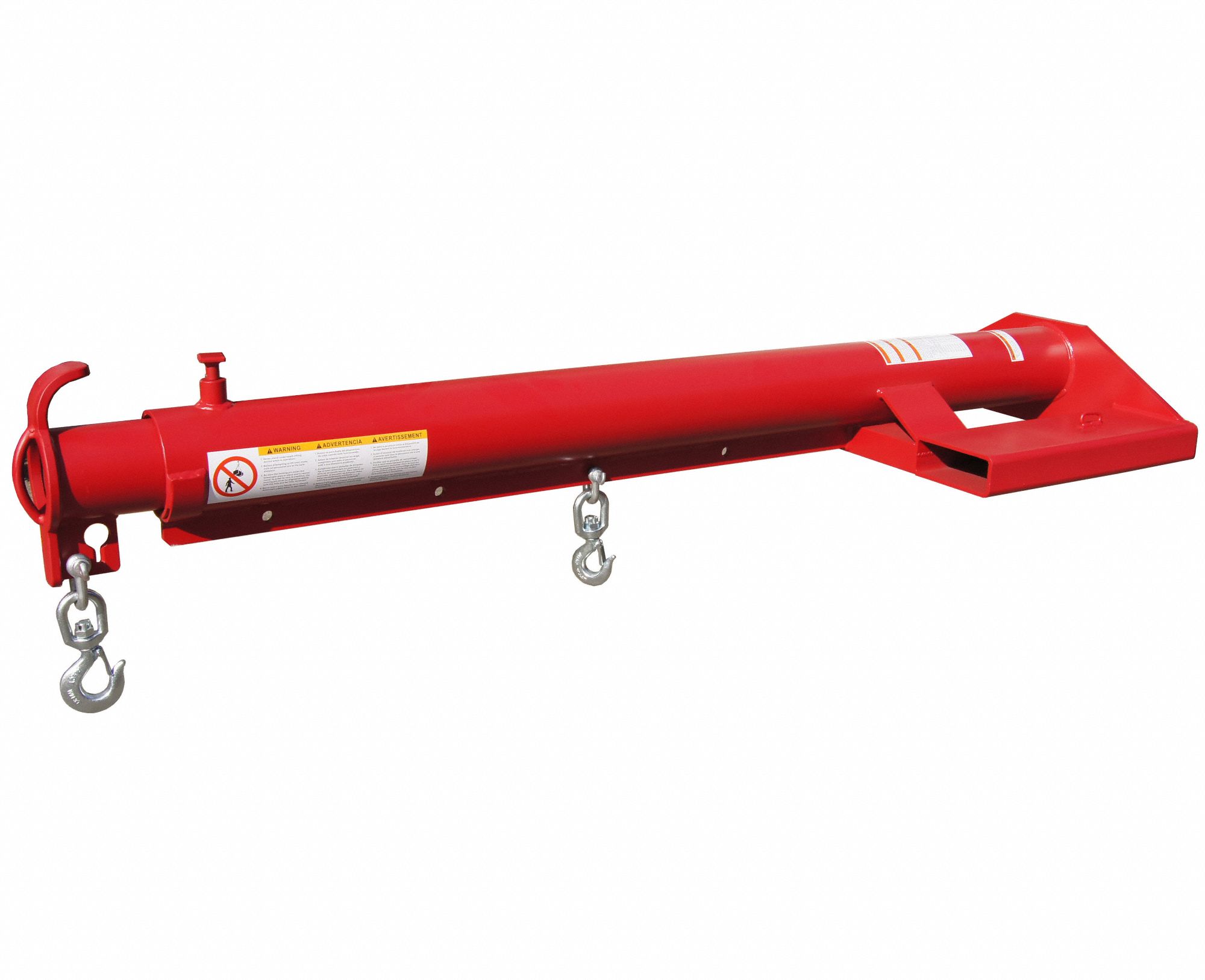 4,000 lb Max Load Capacity, 6 5/8 ft to 12 ft, Fork Truck Boom 60JC99