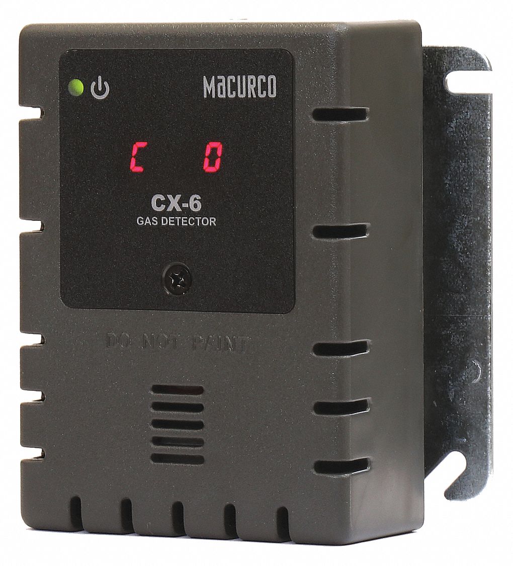 Fixed Gas Detector: Macurco Control Panel, Carbon Monoxide/Nitrogen Dioxide, Gas Detector