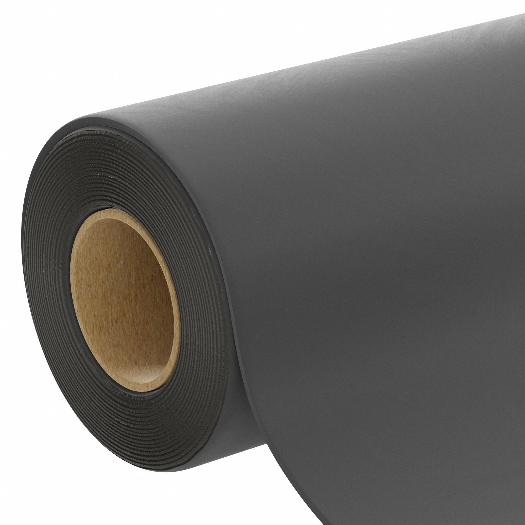 Foam Roll: Std, 1/16 in Thick, 36 in x 30 ft, Black, Closed Cell, Plain, -90°F to 275°F, Smooth