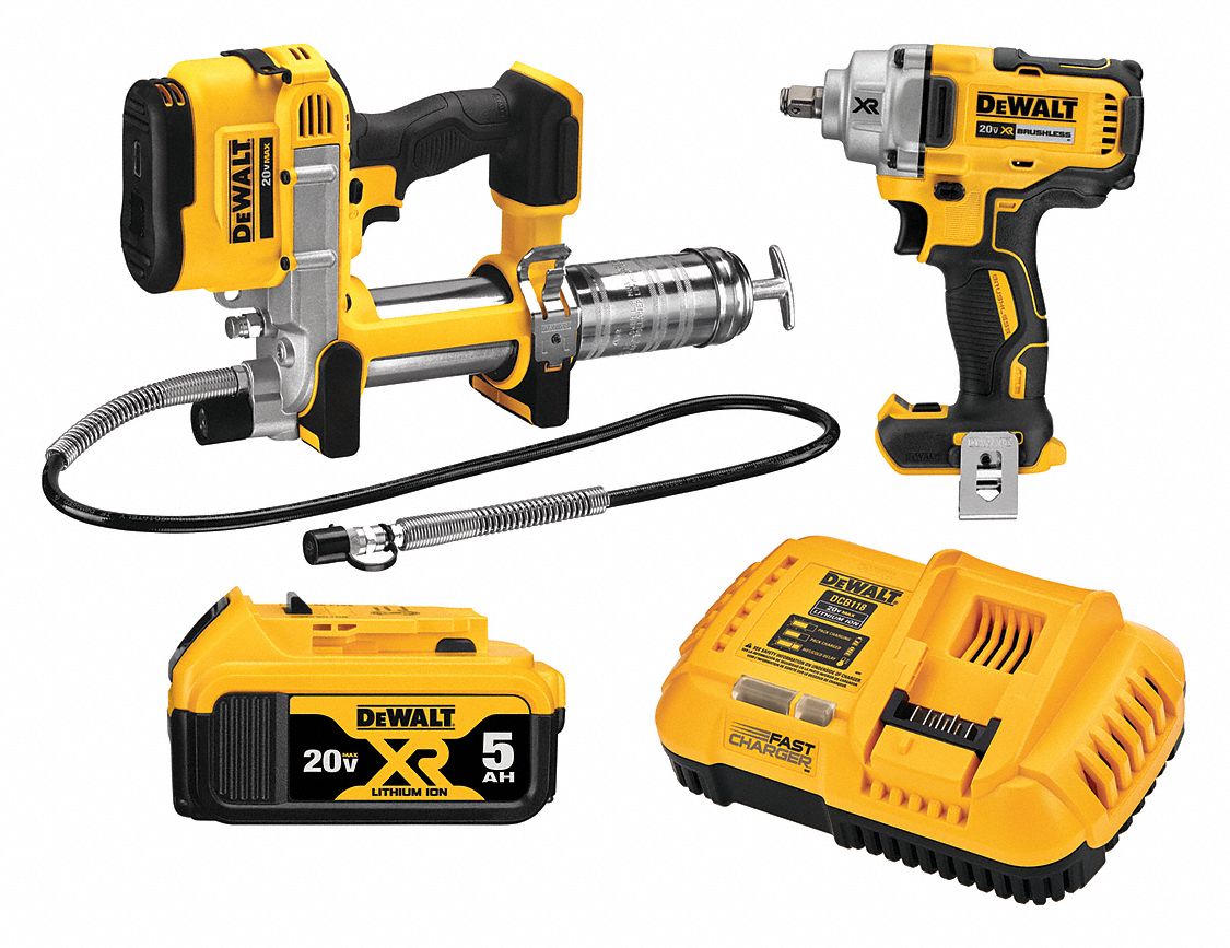 DEWALT, 20 V Volt, 2 Tools, Cordless Tool Combination Kit 60KA43