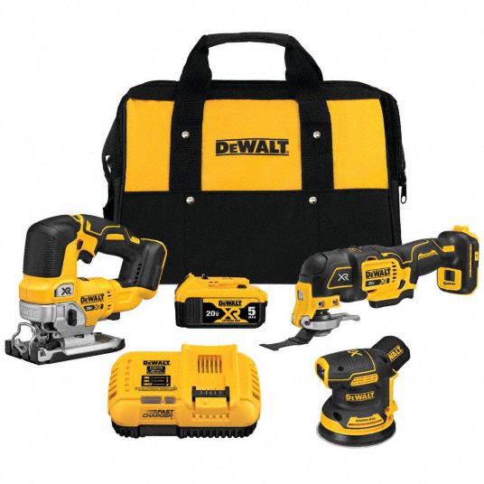 DEWALT 20 V Volt 3 Tools Cordless Tool Combination Kit 60KA44