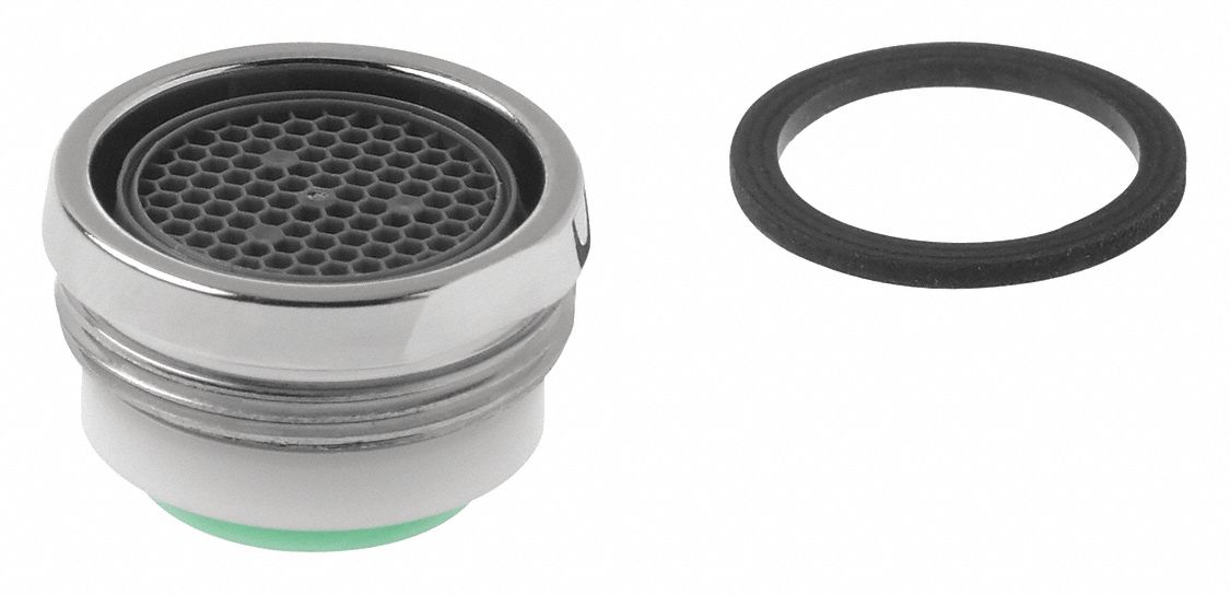 Kohler, 15/16"27 Thread Size, Aerator 60KA581108235BC Grainger