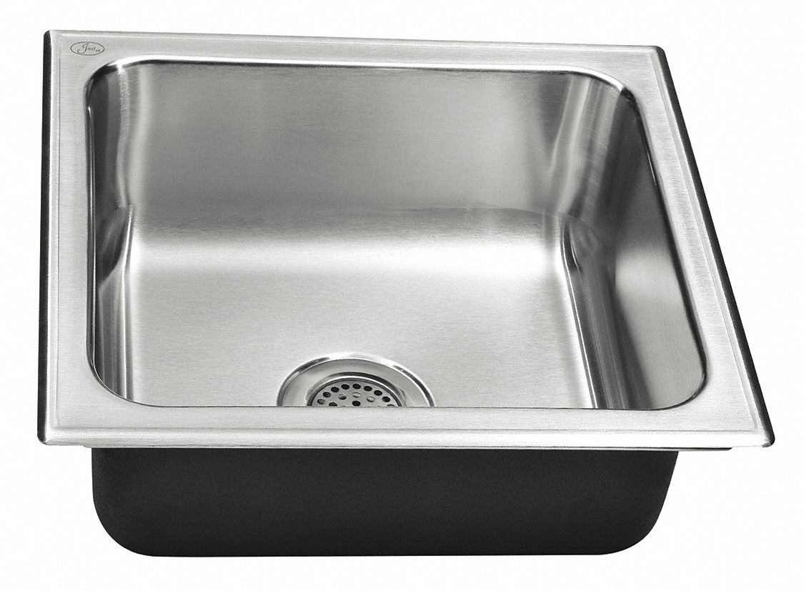 Instock, 24 in Overall Lg, Stainless Steel Undermount Sink - 60KE14 ...