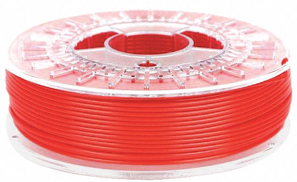 3D Printing Filament: Traffic Red, 1.75 mm Dia, 383°F (195°C) Min. Extrude Temp