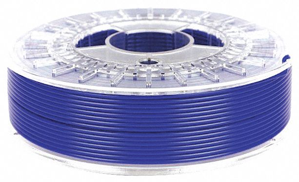 3D Printing Filament: Ultra Marine Blue, 1.75 mm Dia, 383°F (195°C) Min. Extrude Temp