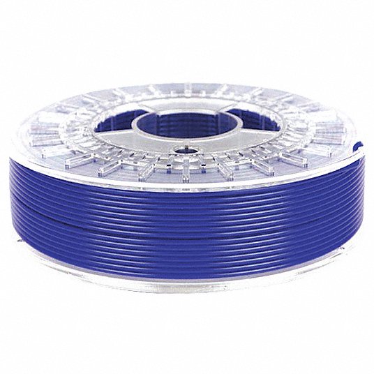 3D Printing Filament: Ultra Marine Blue, 1.75 mm Dia, 383°F (195°C) Min. Extrude Temp