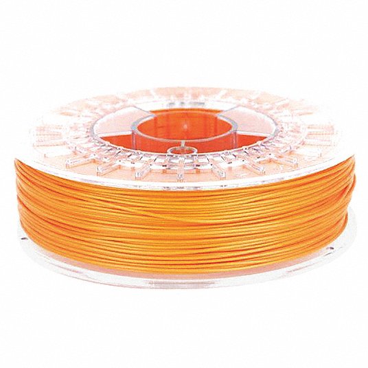 3D Printing Filament: Dutch Orange, 1.75 mm Dia, 383°F (195°C) Min. Extrude Temp