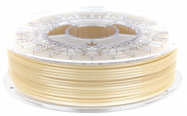 3D Printing Filament: Natural, 1.75 mm Dia, 383°F (195°C) Min. Extrude Temp, 0.75 kg Wt