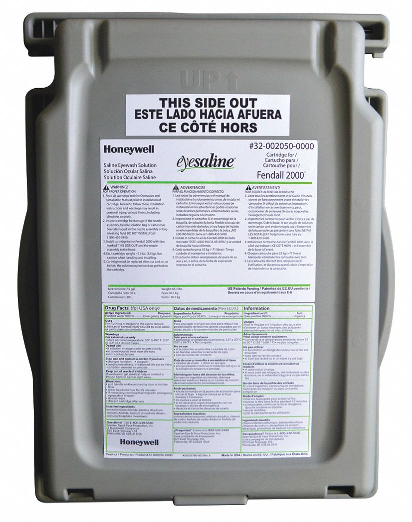 Purified Eyewash Cartridge 6.9 gal Sz