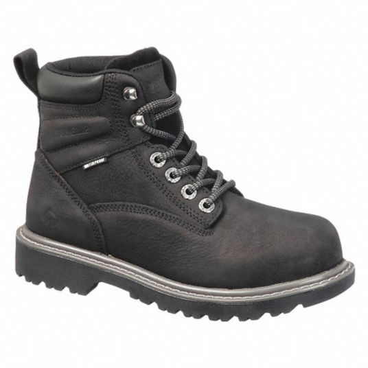 WOLVERINE Best Slip Resist Electrical Hazard EH Steel Toe Waterproof M 6 Inch Work Boot 60KM85 W201153 Grainger