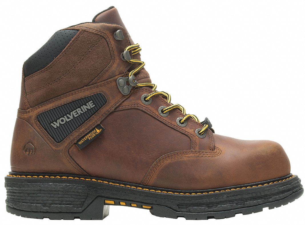 WOLVERINE Work Boot Composite Toe Best Slip Resist Electrical Hazard EH Waterproof M